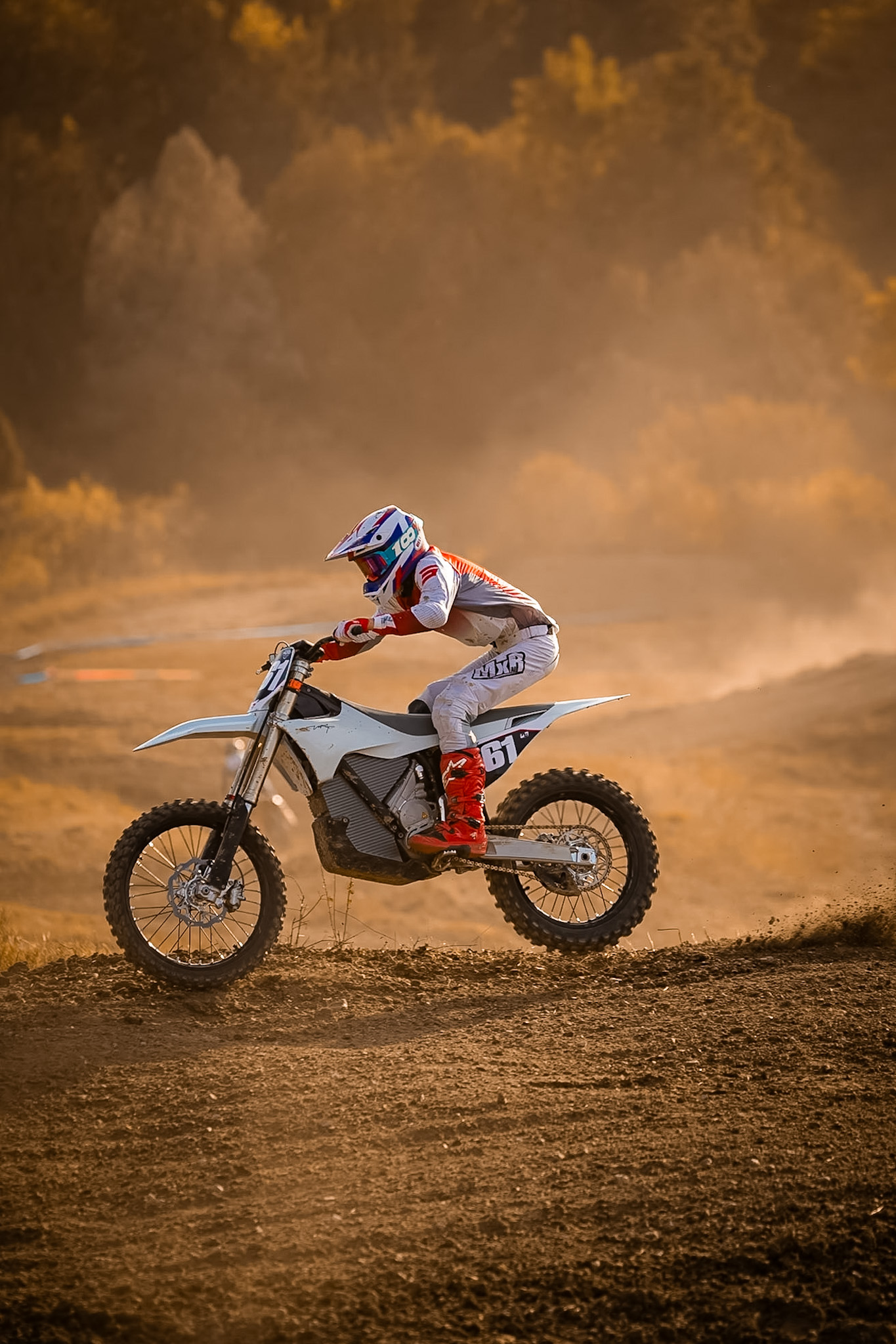 Motocross — L’intensité de la course